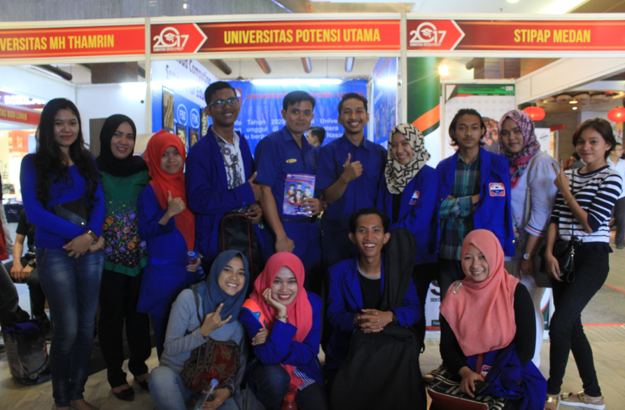 Kegiatan Prodi PBI di Pameran Pendidikan Sumatera Utara